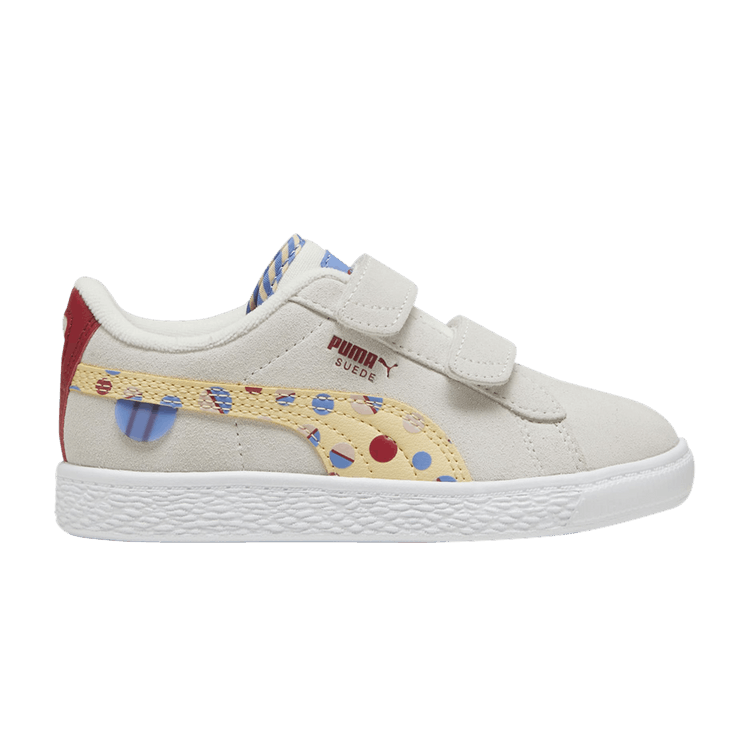 Puma Suede Classic LF Little Kid 'Summer Camp' — Warm White/Club Red/Chamomile