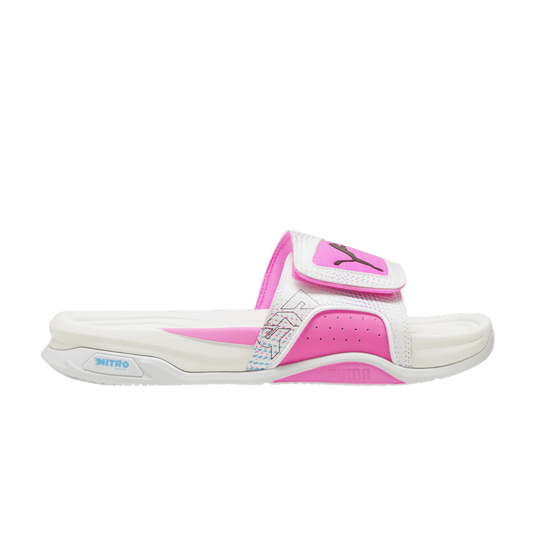 Puma Dream Nitro Future Ultimate Slide 'Paris Games' — White/Poison Pink/Black