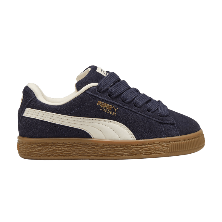 Puma Suede XL Little Kid 'New Navy Frosted Ivory' — New Navy/Frosted Ivory