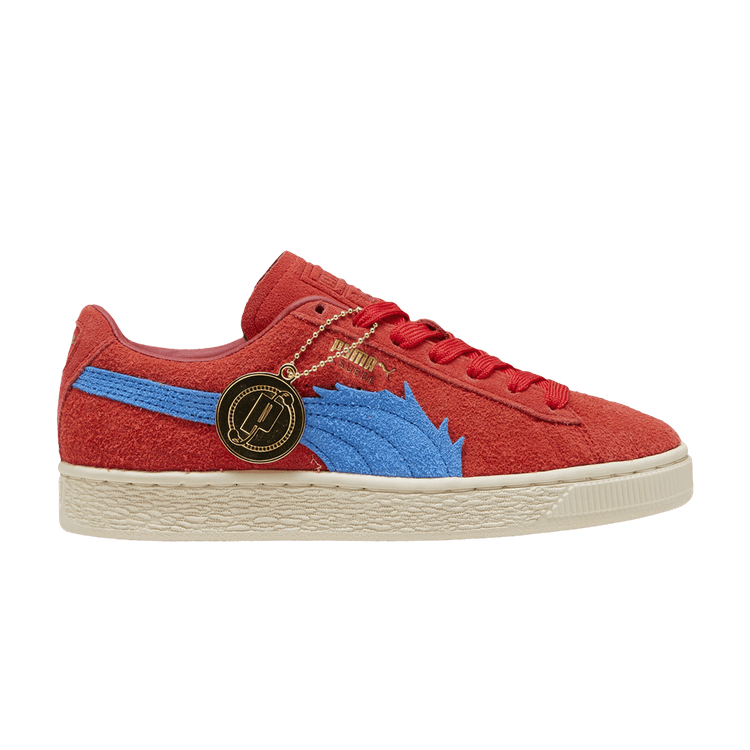 One Piece x Puma Suede Big Kid 'Luffy' — For All Time Red/Ultra Blue