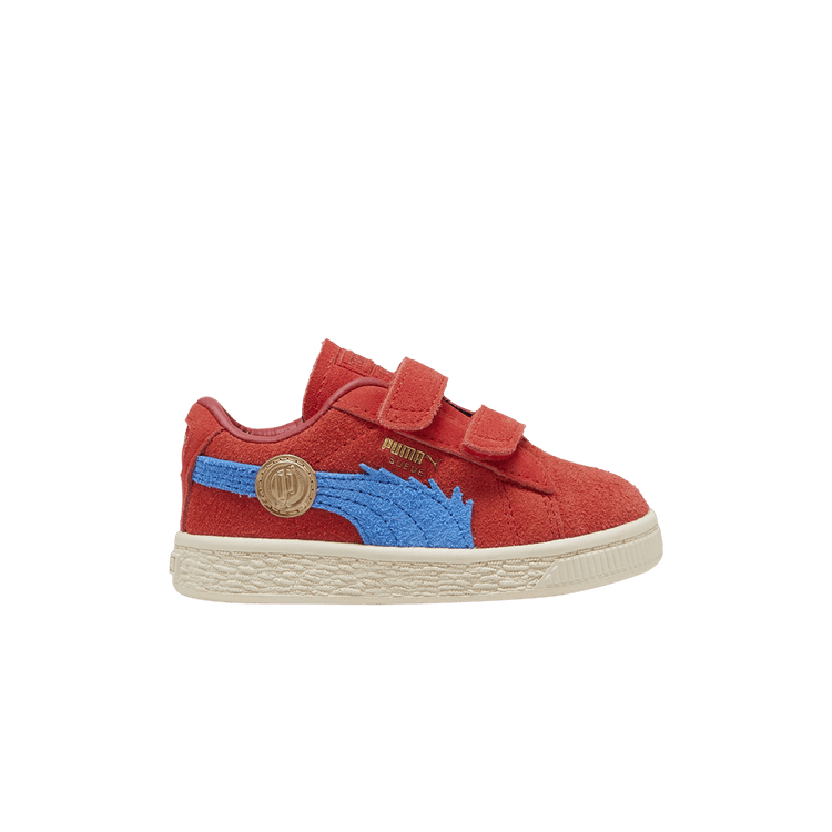 One Piece x Puma Suede Toddler 'Luffy' — For All Time Red/Ultra Blue