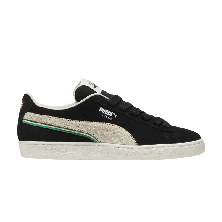 Puma Suede 'For The Fanbase - Black Warm White' — Black/Warm White