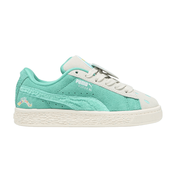 Squishmallows x Puma Suede XL Little Kid 'Winston' — Warm White/Alpine Snow/Elektro Pool