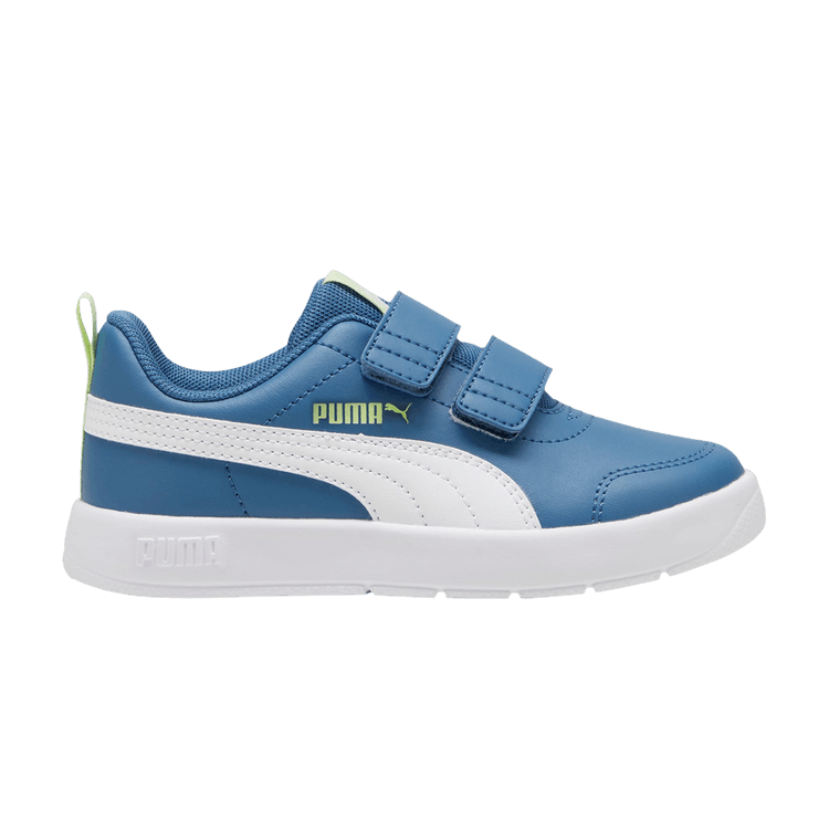 Puma Courtflex V3 V Little Kid 'Blue Horizon White' — Blue Horizon/White