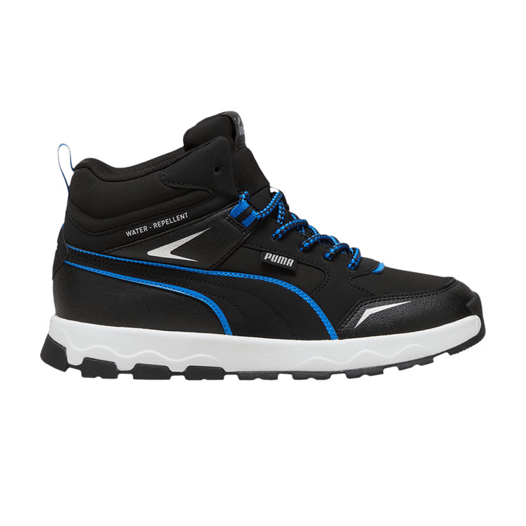 Puma Evolve Trail Big Kid 'Black Hyperlink Blue' — Black/Hyperlink Blue