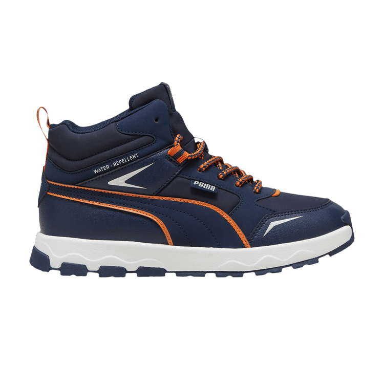 Puma Evolve Trail Big Kid 'Club Navy Maple Syrup' — Club Navy/Maple Syrup