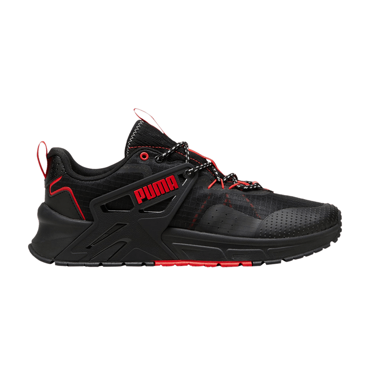 Puma Pacer+ 'Black Red' — Black/Red/Smokey Grey