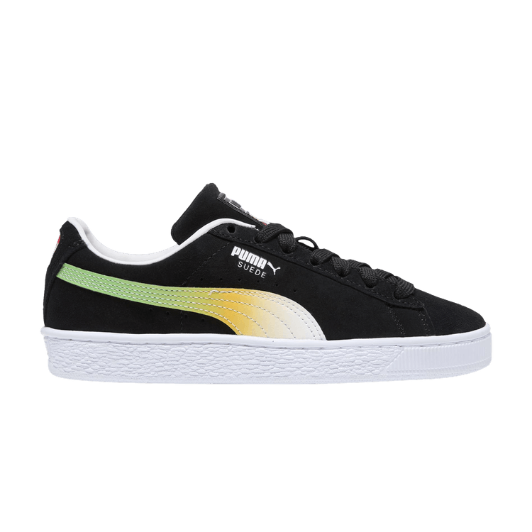 Puma NBA 2K x Suede Big Kid 'Shot Meter' — Black/Sun Stream/White