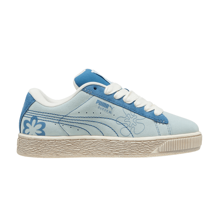 Puma Suede XL Big Kid 'Skater Bloom - Frosted Dew' — Frosted Dew/Blue Horizon