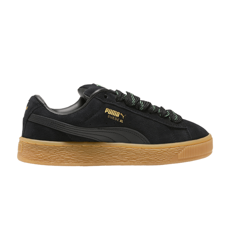 Puma Suede XL Big Kid 'Black Gum' — Black/Vine/White