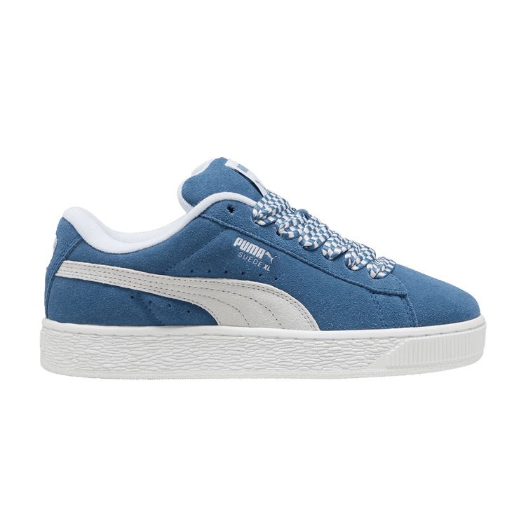 Puma Wmns Suede XL 'Plaid Lace - Blue Horizon' — Blue Horizon/White