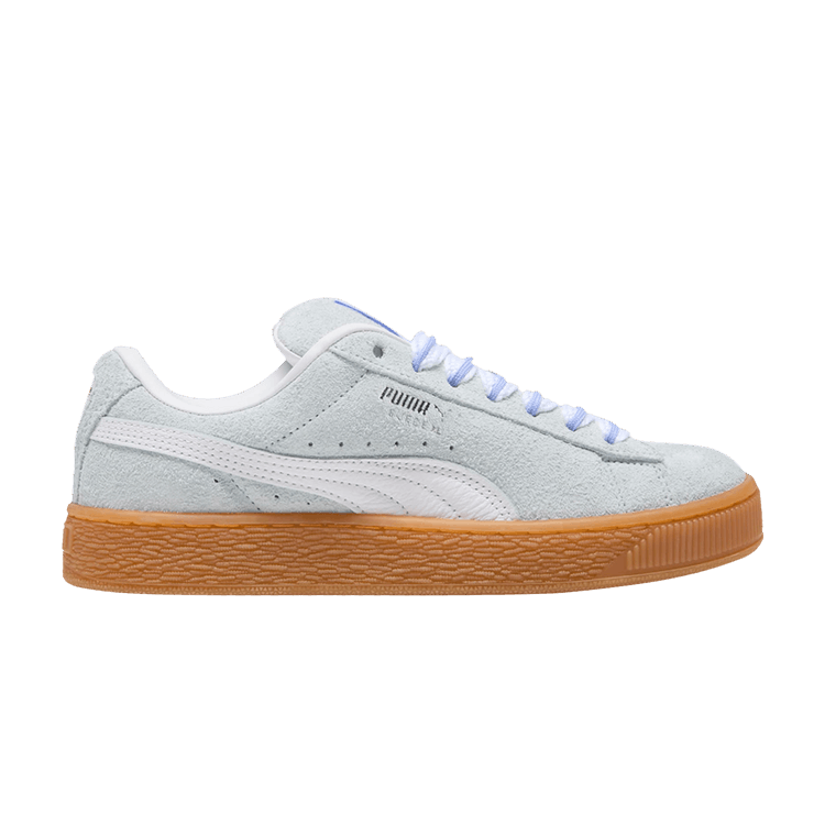 Puma Wmns Suede XL 'Thick N Thin' — Icy Blue/White/Silver