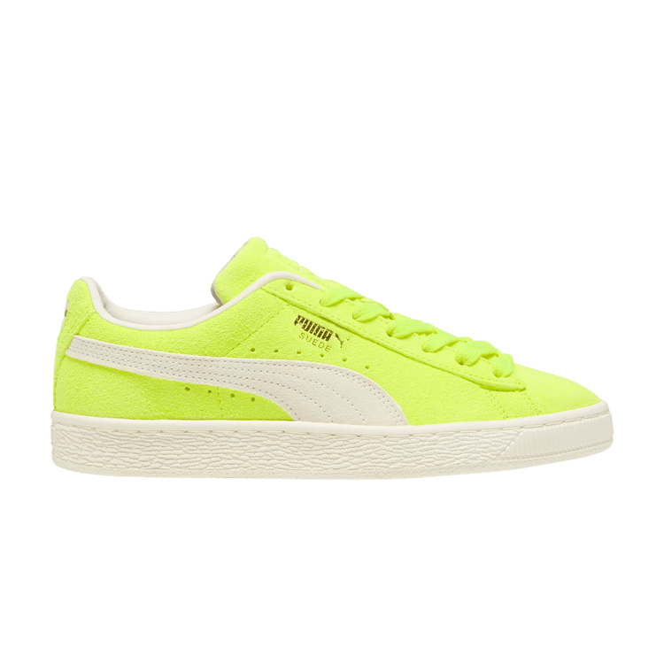 Puma Wmns Suede 'Neon - Electric Lime' — Electric Lime/Frosted Ivory
