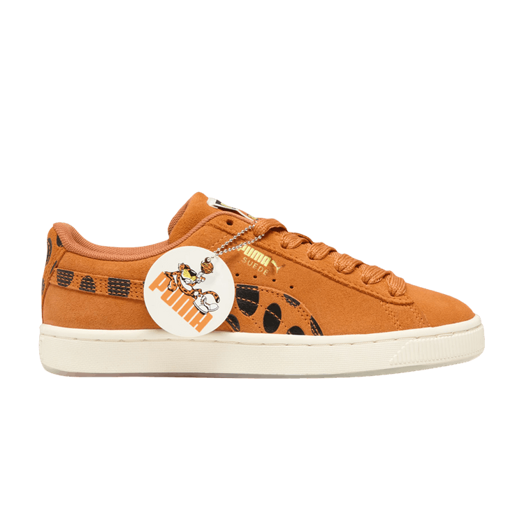 Cheetos x Puma Suede Big Kid 'Chester Cheetah' — Rickie Orange/For All Time Red/Warm White