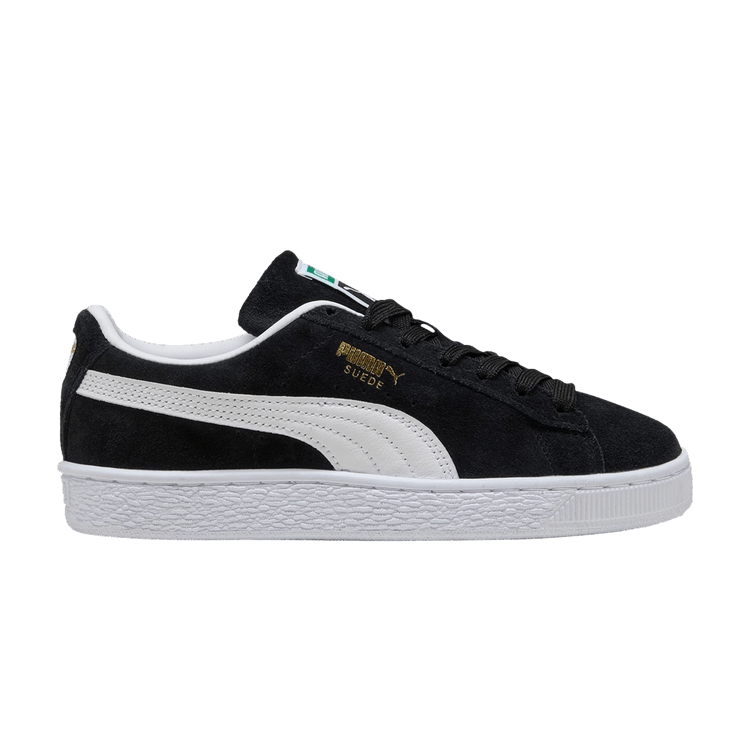 Puma Suede Classic Big Kid 'Black White' — Black/White