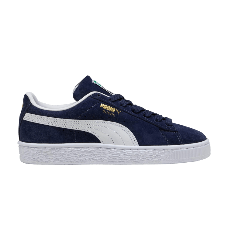 Puma Suede Classic Big Kid 'Navy' — Navy/White
