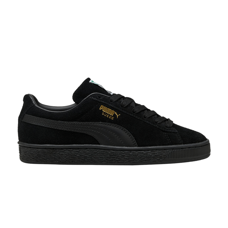 Puma Suede Classic Big Kid 'Triple Black' — Black/Black