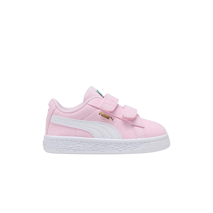 Puma Suede Classic Velcro Toddler 'Pink Lady' — Pink Lady/White