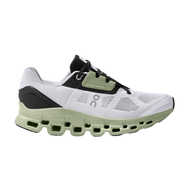 ON Wmns Cloudstratus 'White Moss' — White/Black