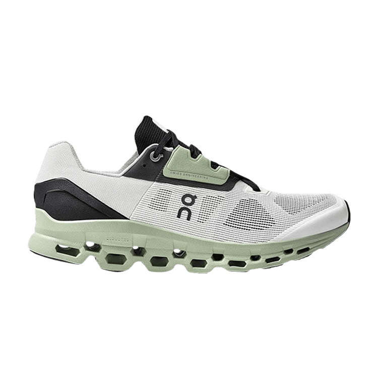 ON Cloudstratus 'White Black' — White/Black