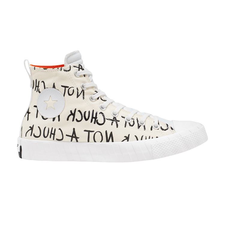 Converse UNT1TL3D High 'Not a Chuck - Egret' Sample — Egret/White/Bold Mandarin