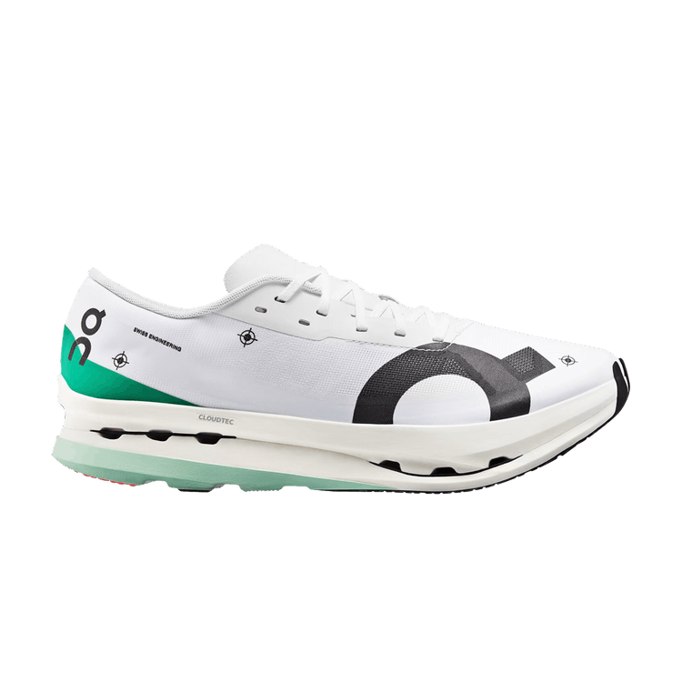 ON Cloudboom Echo 3 'White Mint' — Undyed White/Mint