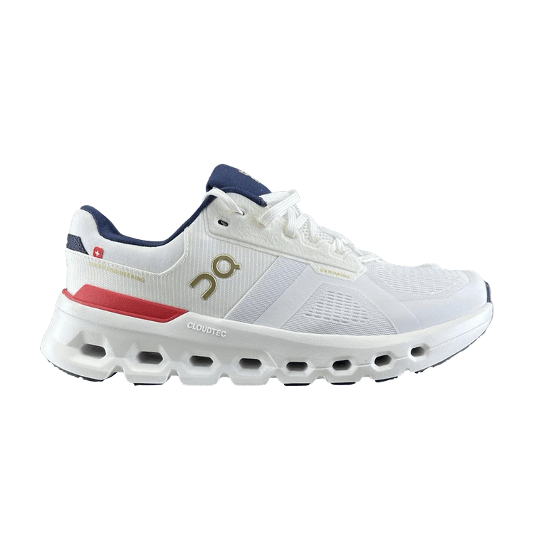ON Cloudrunner 2 'White Red Navy' — White/Red