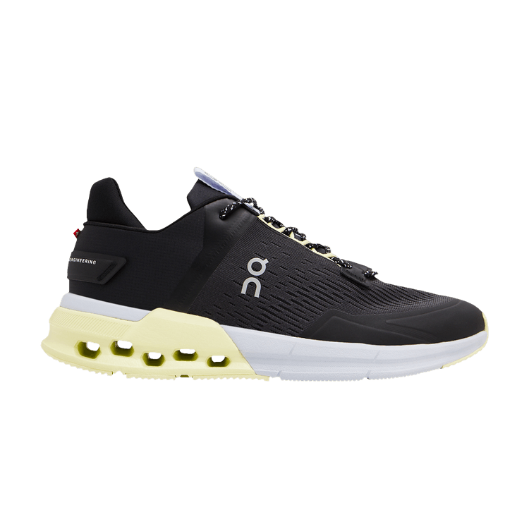 ON Wmns Cloudnova Flux 'Black Hay' — Black/Hay