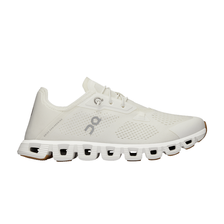 ON Wmns Cloud 5 Coast 'Undyed White' — Undyed/White/White