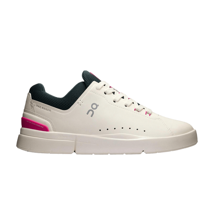 ON Wmns The Roger Advantage 'White Pink' — Ivory/Pink