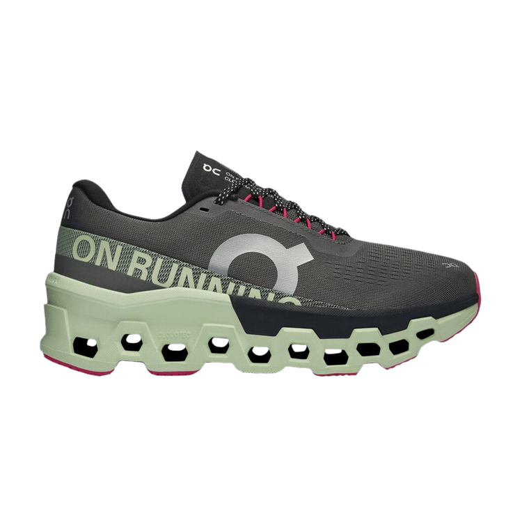 Wmns Cloudmonster 2 'Asphalt Lima' — Asphalt/Lima