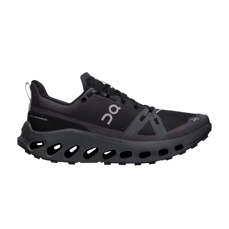 ON Wmns Cloudsurfer Trail Waterproof 'Black Eclipse' — Black/Eclipse