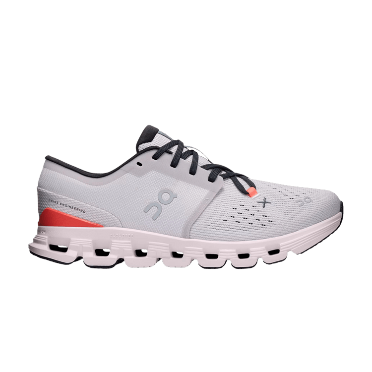 ON Wmns Cloud X 4 'Silver Flame' — Silver/Flame