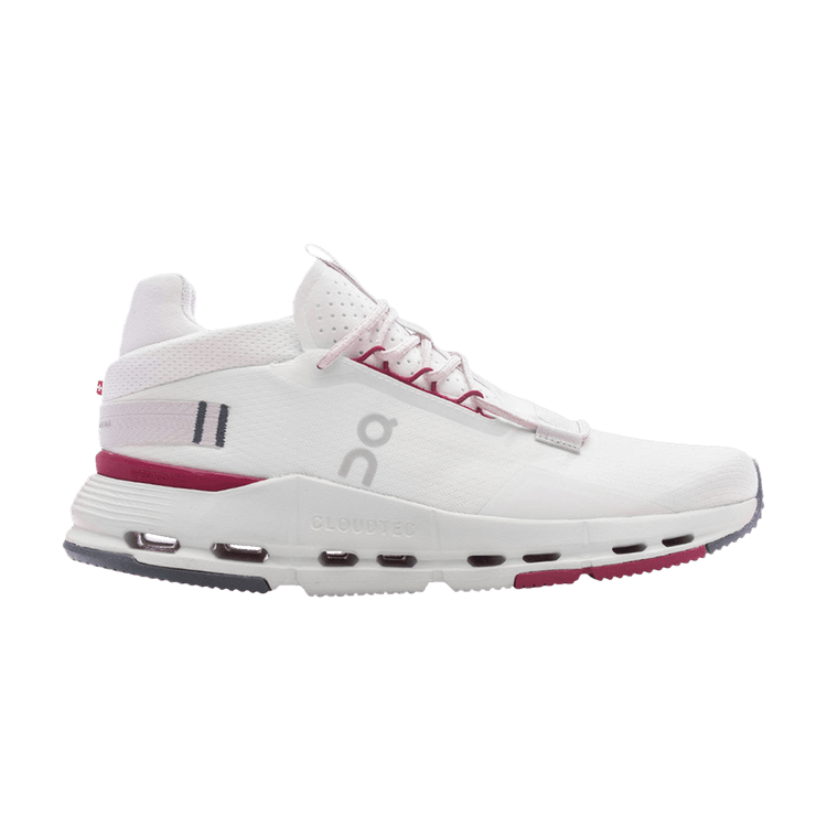 ON Wmns Cloudnova 2 'Ivory Grenadine' — Ivory/Grenadine