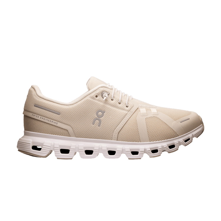 ON Wmns Cloud 6 'Pearl White' — Pearl/White
