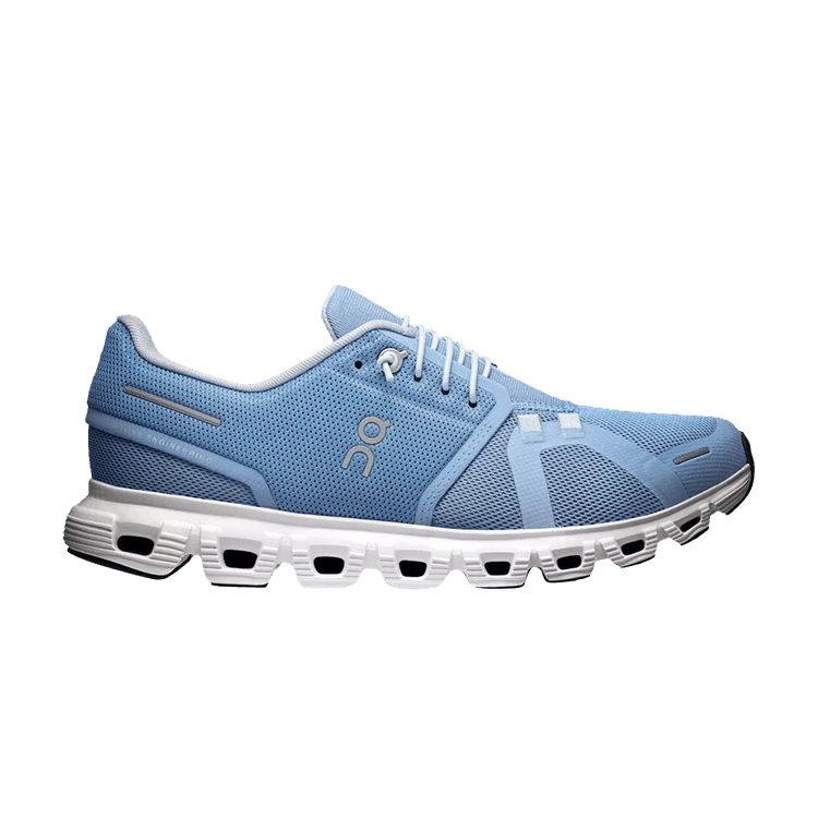 ON Wmns Cloud 6 'Chambray White' — Chambray/White