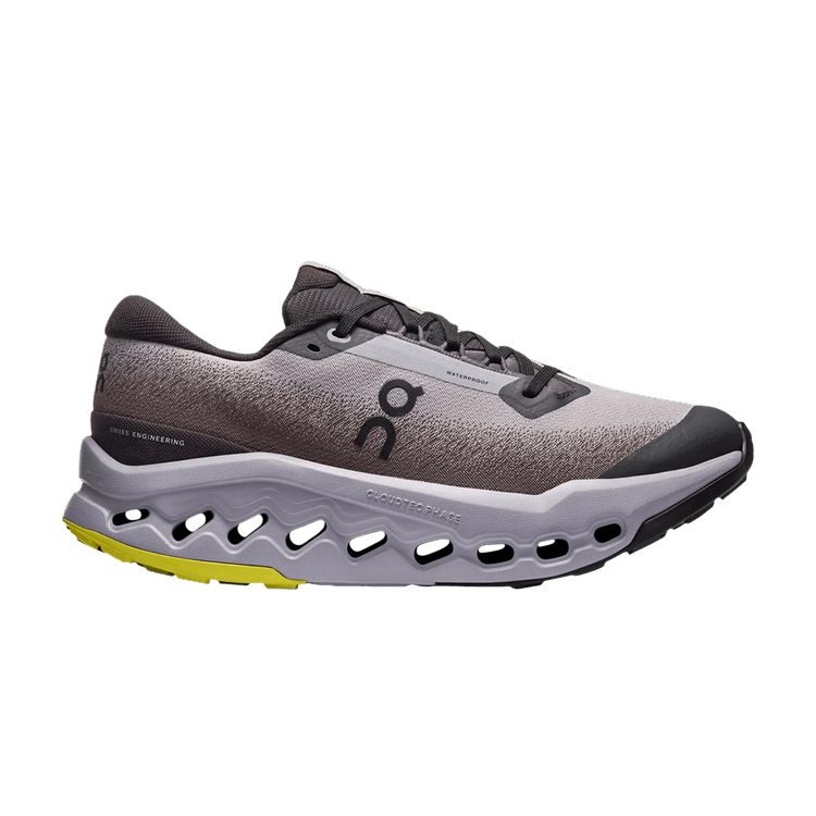 ON Wmns Cloudsurfer Trail 2 Waterproof 'Black Lilac' — Black/Lilac