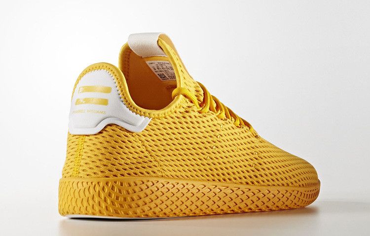 Pharrell x adidas Tennis Hu 'Solid Gold' — Gold Solid/Gold Solid/Footwear White