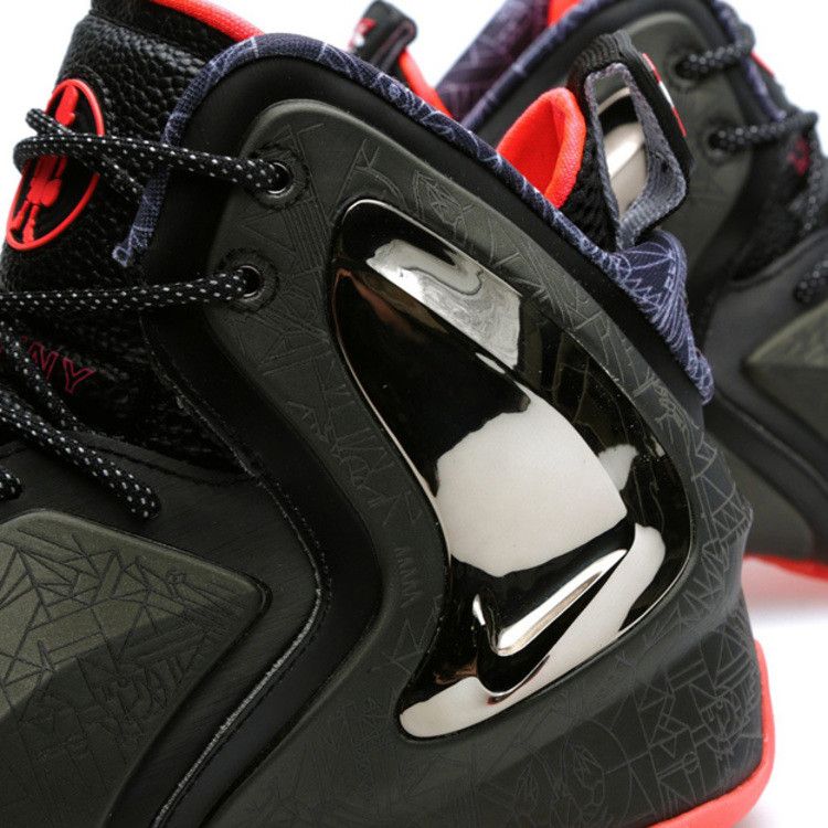 Nike Lil Penny Posite Prm Qs 'Gumbo League' — black/black-atomic red