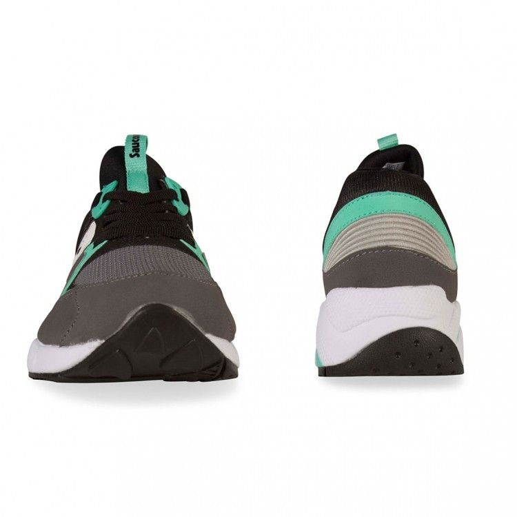 Saucony Grid 9000 — Grey/Black/Mint