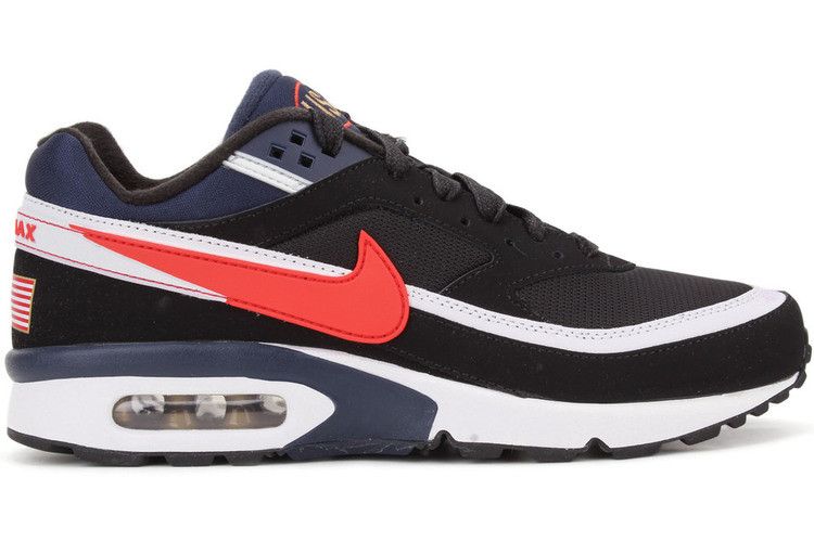 Nike Air Max BW 'Olympic' — Black/Crimson-Midnight Navy-White