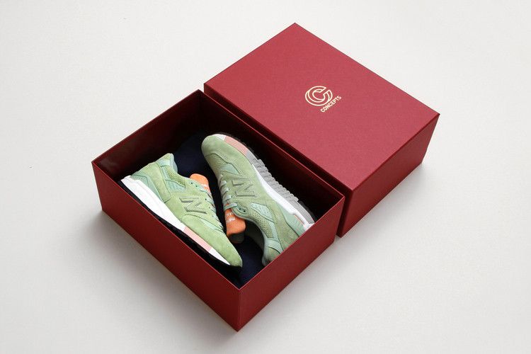 Concepts x New Balance 998 Made in USA 'Mint' — Mint/Mint/Orange