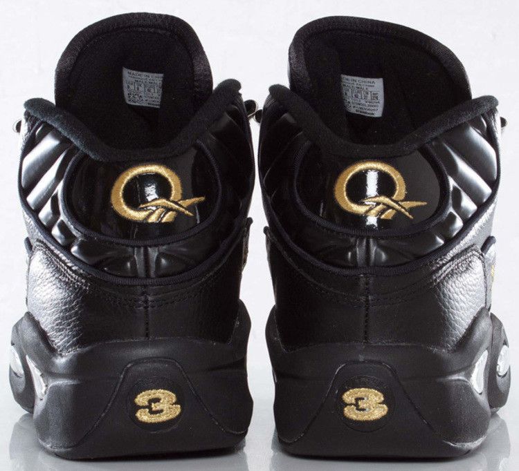 Reebok Question Mid 'New Years Eve' — Black/Gold