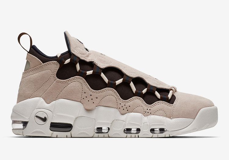 Nike Air More Money QS 'Japanese Yen' — Barely Orange/Velvet Brown-Dark Obsidian