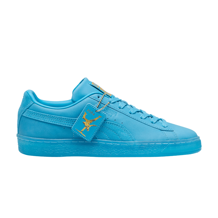 Puma Suede OP 'Play Loud' — Speed Blue/Gold