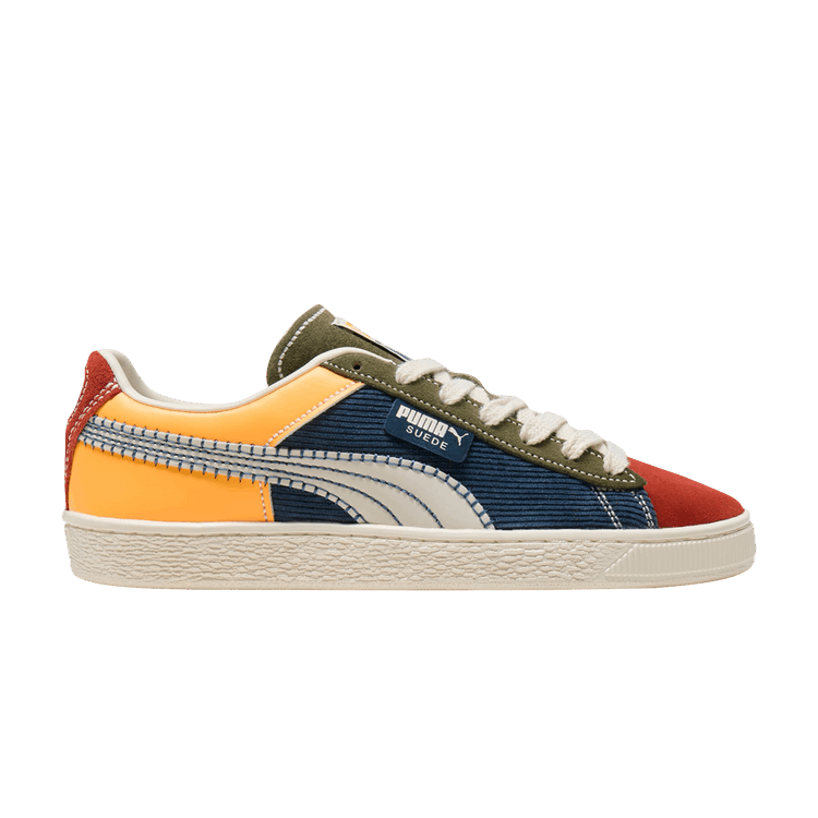 Puma Suede 'Crafted Pack - Mars Red Dark Night' — Mars Red/Dark Night/Olive