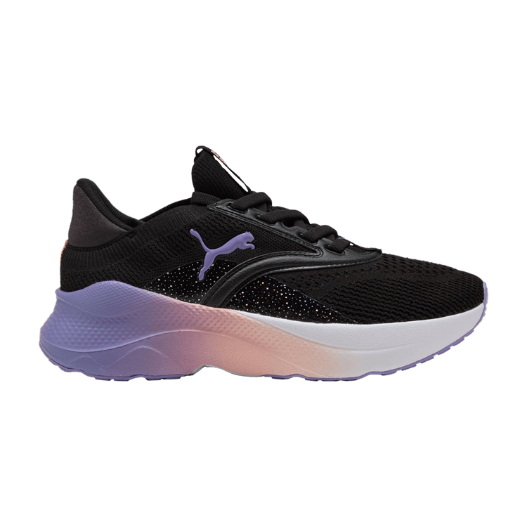 Puma Softride Mayve Big Kid 'Blurry Dreams - Black Pure Magenta' — Black/Pure Magenta