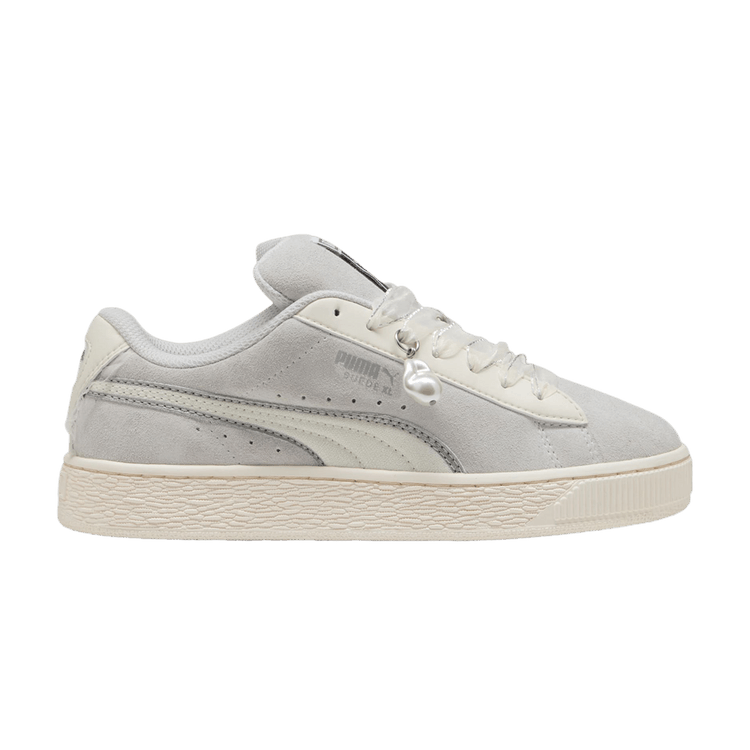 Puma Wmns Suede XL 'Glam Athletics' — Feather Grey/Warm White