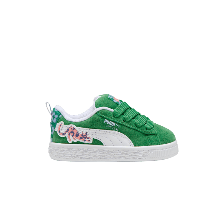Cats Club x Puma Suede XL Toddler 'Cat Badge' — Archive Green/White