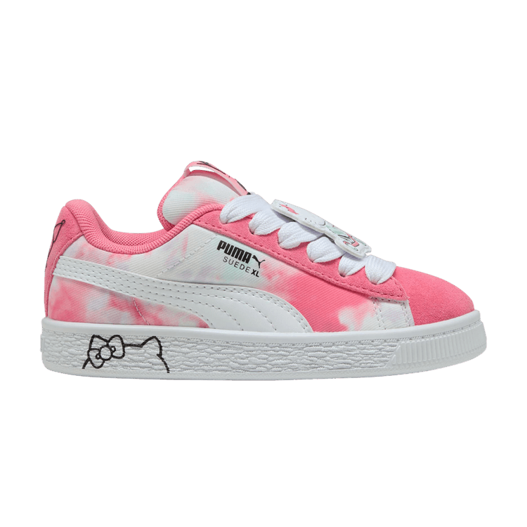 Hello Kitty x Puma Suede XL Little Kid 'Hello Kitty and Friends Tie Dye' — Magic Rose/Peaceful Blue